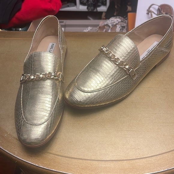 Karl Lagerfeld Shoes - Gold